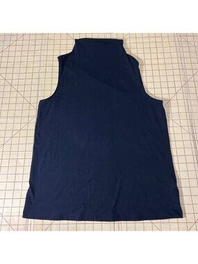 Athleta Black Sleeveless Mock Neck Tank Top Womens Size Small